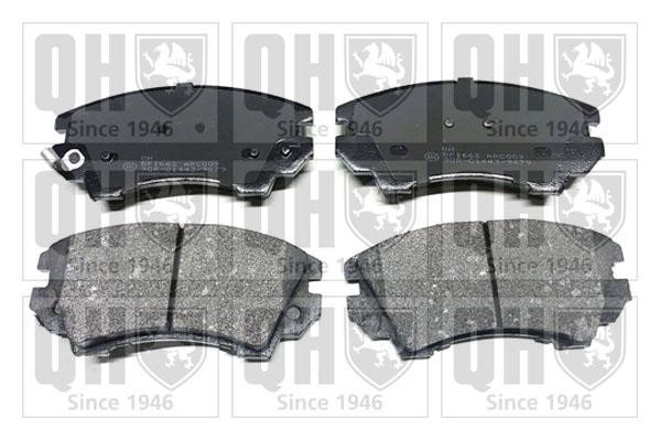 Quinton Hazell BP1662 Brake Pad Set, disc brake BP1662: Buy near me in Poland at 2407.PL - Good price!