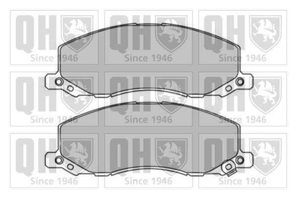 Quinton Hazell BP1668 Brake Pad Set, disc brake BP1668: Buy near me at 2407.PL in Poland at an Affordable price!