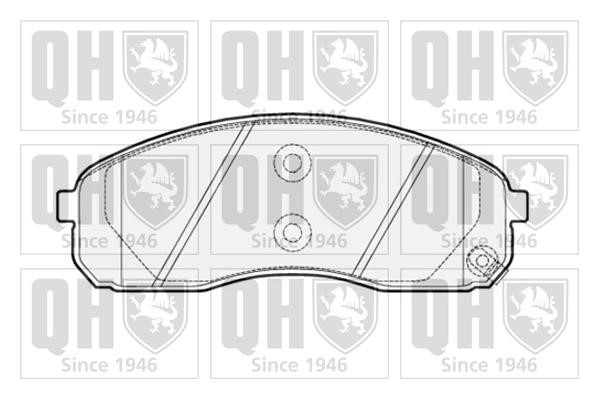 Quinton Hazell BP1513 Brake Pad Set, disc brake BP1513: Buy near me in Poland at 2407.PL - Good price!