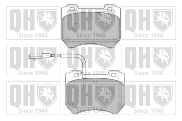 Quinton Hazell BP1685 Brake Pad Set, disc brake BP1685: Buy near me in Poland at 2407.PL - Good price!