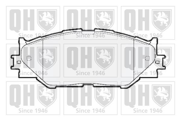 Quinton Hazell BP1520 Brake Pad Set, disc brake BP1520: Buy near me in Poland at 2407.PL - Good price!