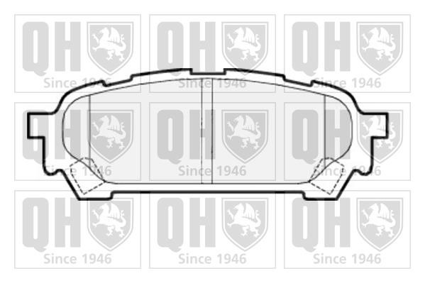 Quinton Hazell BP1531 Brake Pad Set, disc brake BP1531: Buy near me in Poland at 2407.PL - Good price!