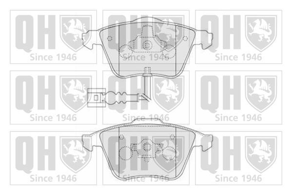 Quinton Hazell BP1533 Klocki hamulcowe, zestaw BP1533: Dobra cena w Polsce na 2407.PL - Kup Teraz!