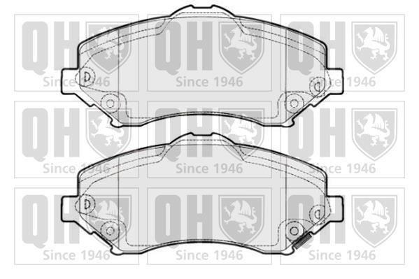 Quinton Hazell BP1705 Brake Pad Set, disc brake BP1705: Buy near me in Poland at 2407.PL - Good price!