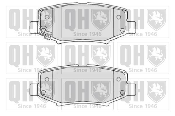 Quinton Hazell BP1707 Brake Pad Set, disc brake BP1707: Buy near me in Poland at 2407.PL - Good price!