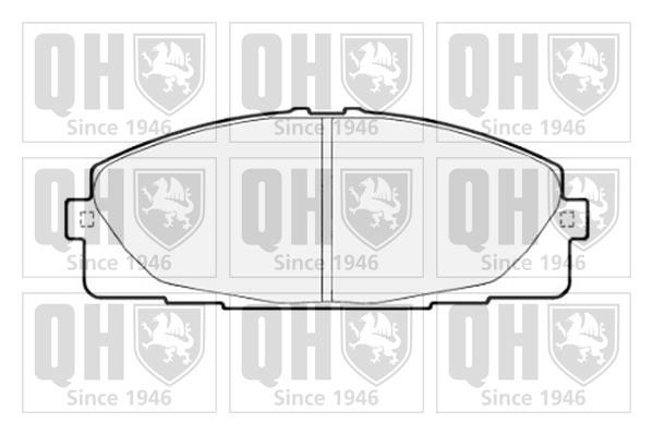 Quinton Hazell BP1725 Brake Pad Set, disc brake BP1725: Buy near me in Poland at 2407.PL - Good price!