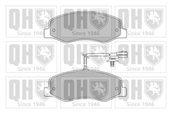 Quinton Hazell BP1801 Brake Pad Set, disc brake BP1801: Buy near me at 2407.PL in Poland at an Affordable price!