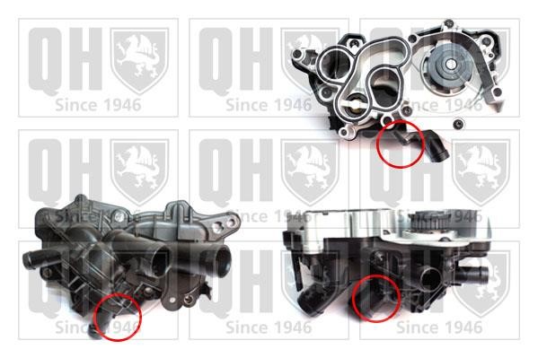 Quinton Hazell QCP3863BH Water pump QCP3863BH: Buy near me in Poland at 2407.PL - Good price!