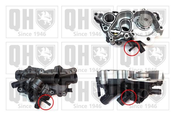 Quinton Hazell QCP3863BH2 Water pump QCP3863BH2: Buy near me in Poland at 2407.PL - Good price!