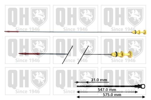 Quinton Hazell QOD102 ROD ASSY-OIL LEVEL GAUGE QOD102: Buy near me in Poland at 2407.PL - Good price!