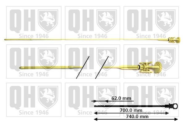 Quinton Hazell QOD134 ROD ASSY-OIL LEVEL GAUGE QOD134: Buy near me in Poland at 2407.PL - Good price!
