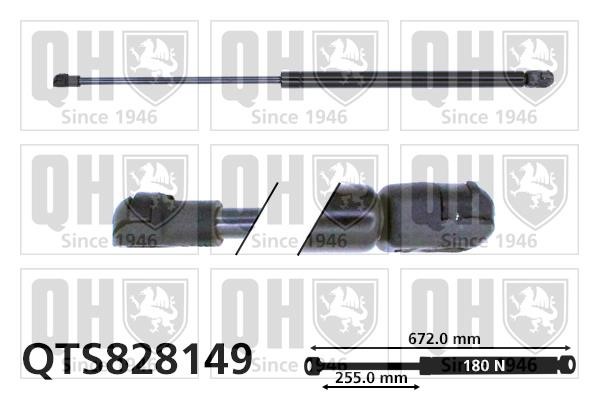 Quinton Hazell QTS828149 Gas hood spring QTS828149: Buy near me in Poland at 2407.PL - Good price!