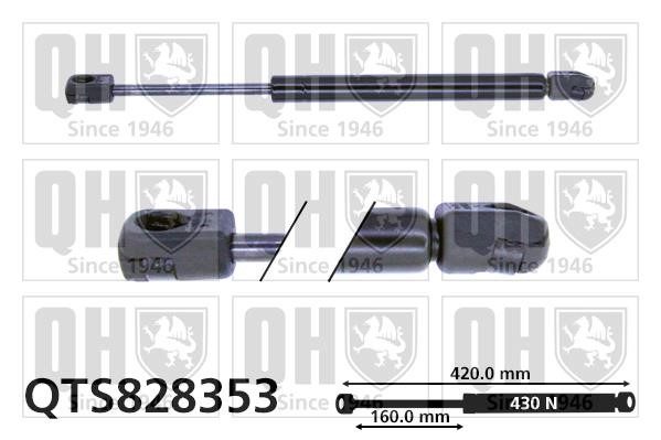 Quinton Hazell QTS828353 Gas Spring, boot-/cargo area QTS828353: Buy near me in Poland at 2407.PL - Good price!