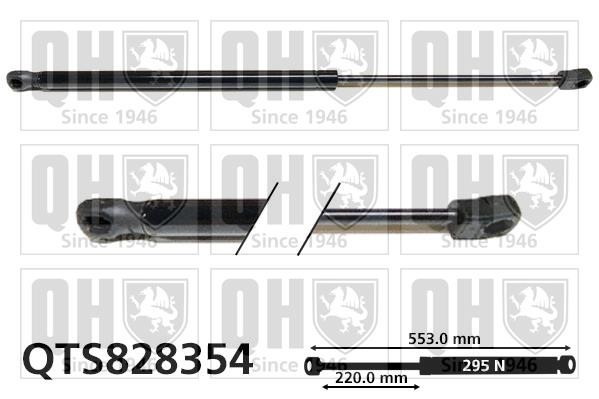 Quinton Hazell QTS828354 Gas hood spring QTS828354: Buy near me in Poland at 2407.PL - Good price!