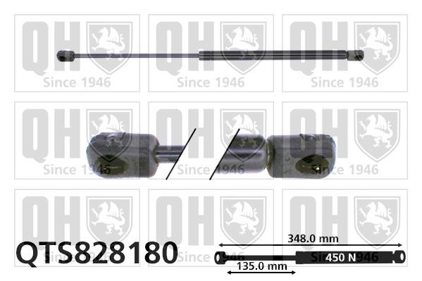 Quinton Hazell QTS828180 Gas hood spring QTS828180: Buy near me in Poland at 2407.PL - Good price!