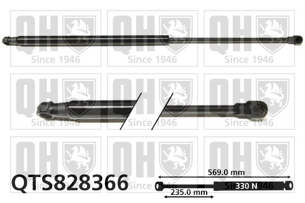 Quinton Hazell QTS828366 Gas Spring, boot-/cargo area QTS828366: Buy near me in Poland at 2407.PL - Good price!
