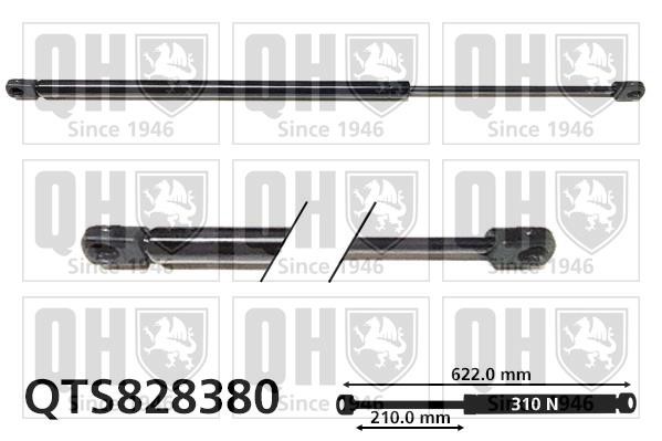 Quinton Hazell QTS828380 Gas hood spring QTS828380: Buy near me in Poland at 2407.PL - Good price!