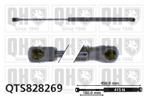 Quinton Hazell QTS828269 Gas Spring, boot-/cargo area QTS828269: Buy near me in Poland at 2407.PL - Good price!