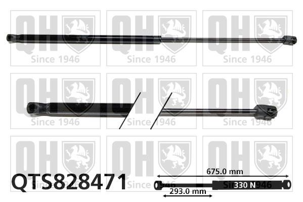Quinton Hazell QTS828471 Gas hood spring QTS828471: Buy near me in Poland at 2407.PL - Good price!