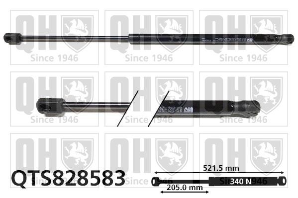 Quinton Hazell QTS828583 Gas hood spring QTS828583: Buy near me in Poland at 2407.PL - Good price!