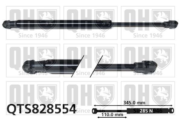 Quinton Hazell QTS828554 Gas hood spring QTS828554: Buy near me in Poland at 2407.PL - Good price!