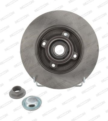 Ferodo DDF1560-1 Rear brake disc, non-ventilated DDF15601: Buy near me in Poland at 2407.PL - Good price!