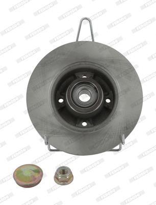 Ferodo DDF1571-1 Rear brake disc, non-ventilated DDF15711: Buy near me in Poland at 2407.PL - Good price!