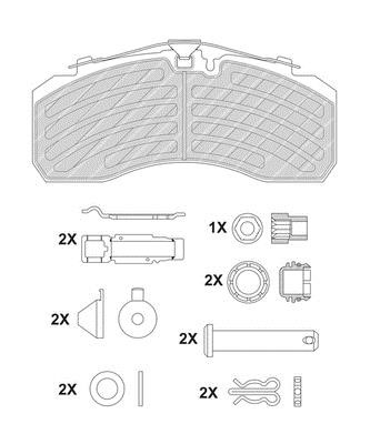 Ferodo FCV4801PTS FERODO PREMIER disc brake pads, set FCV4801PTS: Buy near me in Poland at 2407.PL - Good price!