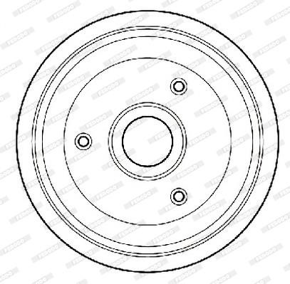 Ferodo FDR329702 Bęben hamulca tylny FDR329702: Dobra cena w Polsce na 2407.PL - Kup Teraz!