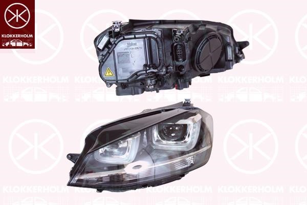 Klokkerholm 95350186A1 Headlight right 95350186A1: Buy near me in Poland at 2407.PL - Good price!