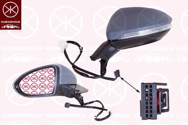 Klokkerholm 95351044 Rearview Mirror 95351044: Buy near me at 2407.PL in Poland at an Affordable price!