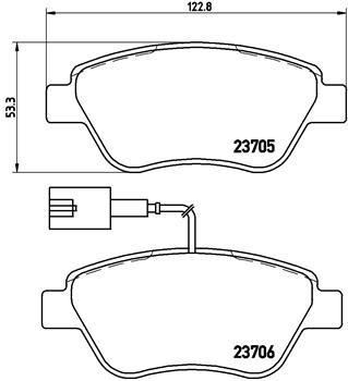 Brembo P 23 141X BREMBO XTRA disc brake pads, set P23141X: Buy near me at 2407.PL in Poland at an Affordable price!