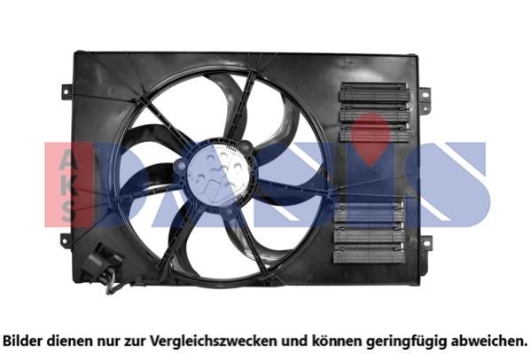 Dasis 048060N Hub, engine cooling fan wheel 048060N: Buy near me at 2407.PL in Poland at an Affordable price!