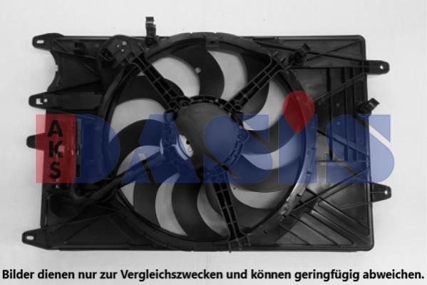 Dasis 088051N Hub, engine cooling fan wheel 088051N: Buy near me at 2407.PL in Poland at an Affordable price!