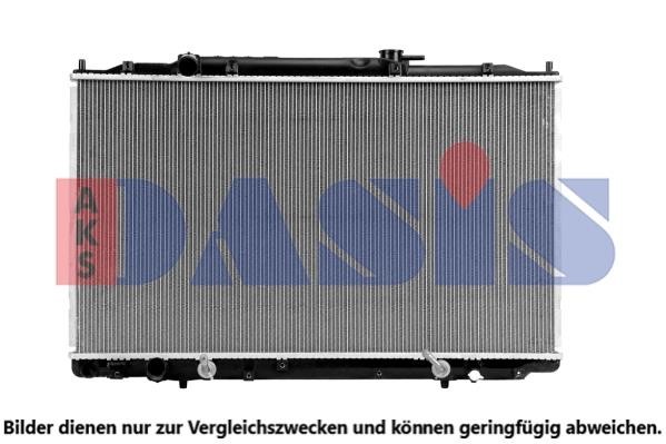 Dasis 100002N Радиатор охлаждения двигателя 100002N: Отличная цена - Купить в Польше на 2407.PL!