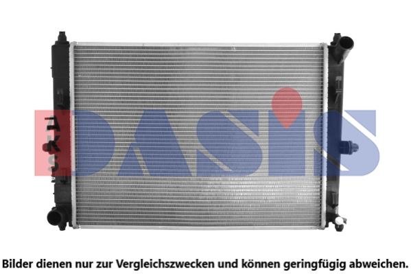 Dasis 110096N Радиатор, охлаждение двигателя 110096N: Отличная цена - Купить в Польше на 2407.PL!