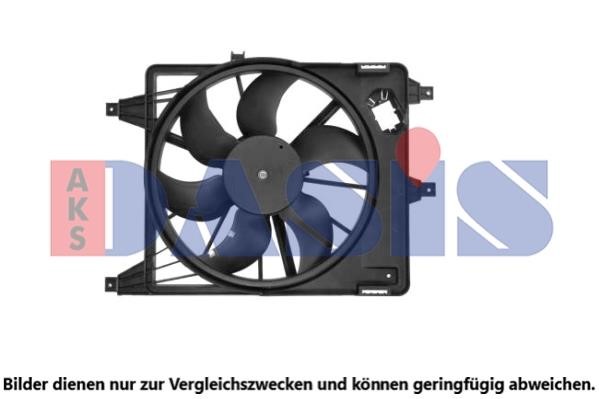 Dasis 188054N Hub, engine cooling fan wheel 188054N: Buy near me at 2407.PL in Poland at an Affordable price!