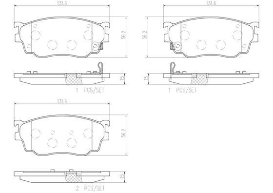 Brembo P49026N Brake Pad Set, disc brake P49026N: Buy near me in Poland at 2407.PL - Good price!