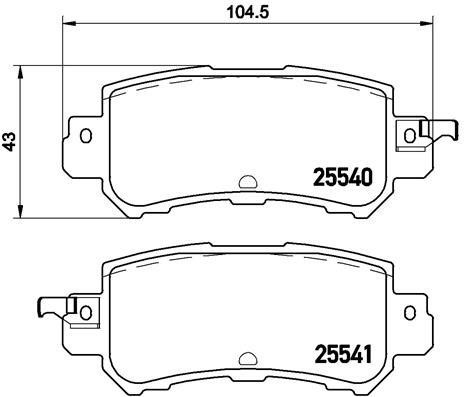 Brembo P 49 047X Тормозные колодки дисковые BREMBO XTRA, комплект P49047X: Отличная цена - Купить в Польше на 2407.PL!