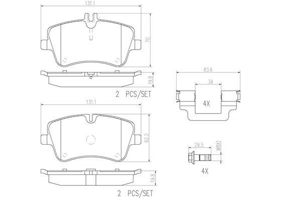 Brembo P50046N Klocki hamulcowe, zestaw P50046N: Dobra cena w Polsce na 2407.PL - Kup Teraz!