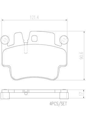 Brembo P65009N Brake Pad Set, disc brake P65009N: Buy near me at 2407.PL in Poland at an Affordable price!