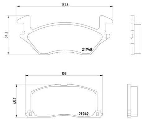 Brembo P83022N Klocki hamulcowe, zestaw P83022N: Dobra cena w Polsce na 2407.PL - Kup Teraz!