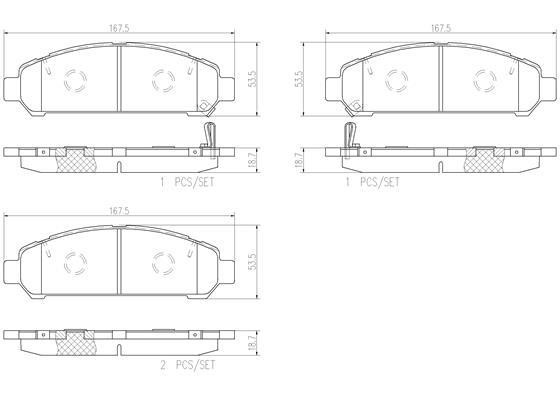 Brembo P83149N Гальмівні колодки, комплект P83149N: Купити у Польщі - Добра ціна на 2407.PL!