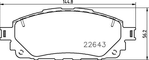 Brembo P 83 170 Тормозные колодки дисковые, комплект P83170: Отличная цена - Купить в Польше на 2407.PL!