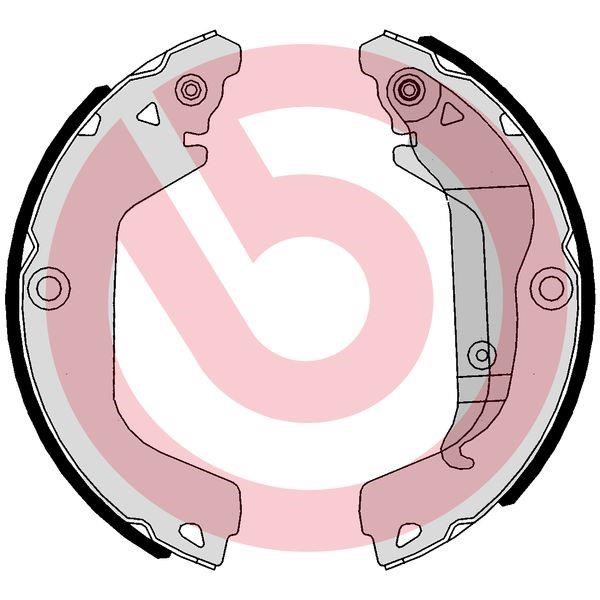 Brembo S 10 521 Brake shoe set S10521: Buy near me at 2407.PL in Poland at an Affordable price!