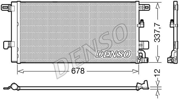 DENSO DCN02001 Радиатор кондиционера (Конденсатор) DCN02001: Отличная цена - Купить в Польше на 2407.PL!
