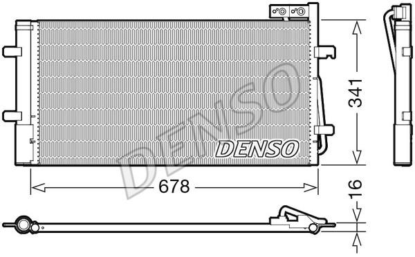 DENSO DCN02035 Cooler Module DCN02035: Buy near me in Poland at 2407.PL - Good price!
