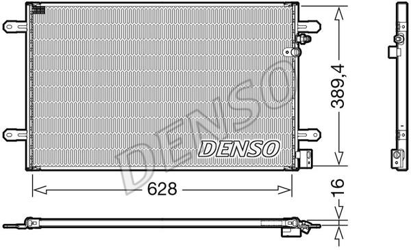 DENSO DCN02037 Cooler Module DCN02037: Buy near me in Poland at 2407.PL - Good price!