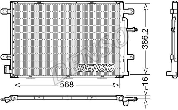 DENSO DCN02039 Cooler Module DCN02039: Buy near me in Poland at 2407.PL - Good price!