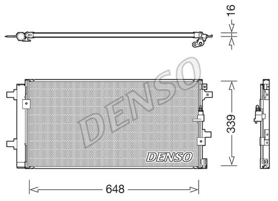 DENSO DCN02043 Радіатор кондиціонера (Конденсатор) DCN02043: Приваблива ціна - Купити у Польщі на 2407.PL!